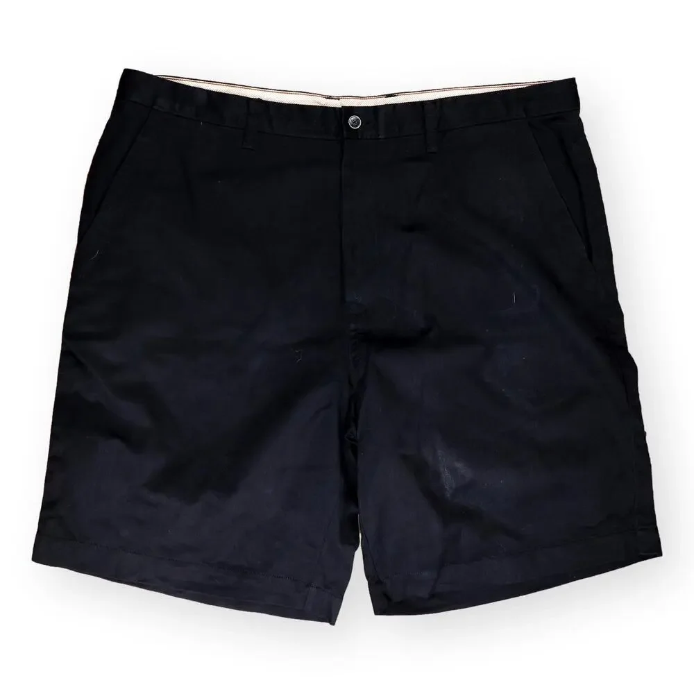 Tommy Bahama Mens Woven Black Dress Shorts 42